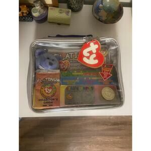 NWT 1999 TY Beanie Babies Official Platinum Club Membership Kit/Bag Sealed